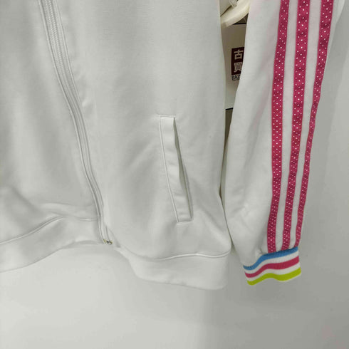 アディダス adidas ドット柄 スリーストライプ トラックジャケット レディース JPN:L