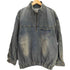 ニコアンド niko and... JEANS 25AW DENIM HALF-ZIP デニム ハーフ ジップ プルオーバー メンズ JPN:L