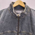ニコアンド niko and... JEANS 25AW DENIM HALF-ZIP デニム ハーフ ジップ プルオーバー メンズ JPN:L