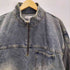 ニコアンド niko and... JEANS 25AW DENIM HALF-ZIP デニム ハーフ ジップ プルオーバー メンズ JPN:L