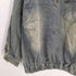 ニコアンド niko and... JEANS 25AW DENIM HALF-ZIP デニム ハーフ ジップ プルオーバー メンズ JPN:L