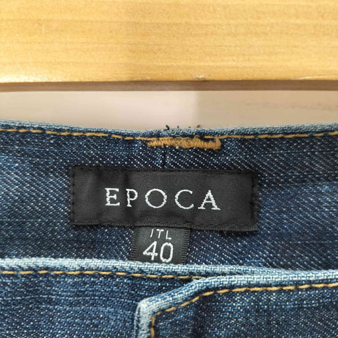 エポカ Epoca Y2K ワッペン スパンコール デニムショーツ レディース JPN:40