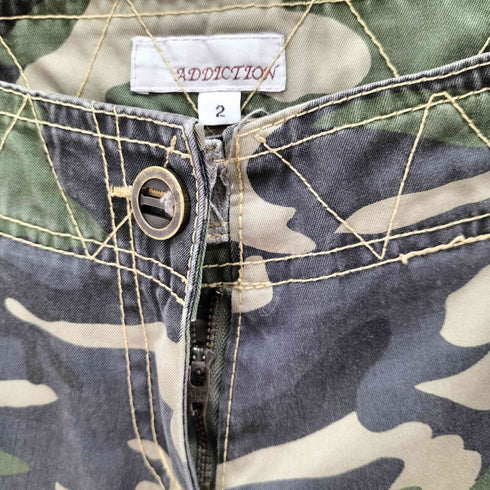 ADDICTION カモ柄 カーゴパンツ Y2K メンズ JPN:2