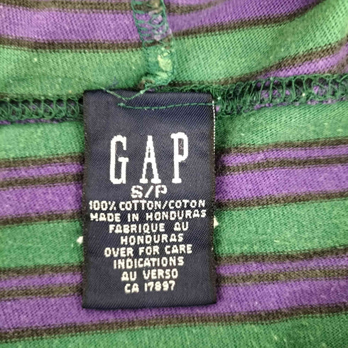 ギャップ Gap 90S ボーダーTパーカー メンズ JPN:S