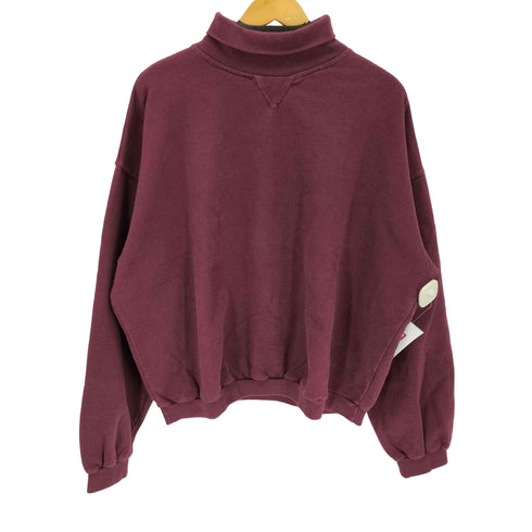 SERPENT FASHION ハイネックVガゼットスウェット メンズ