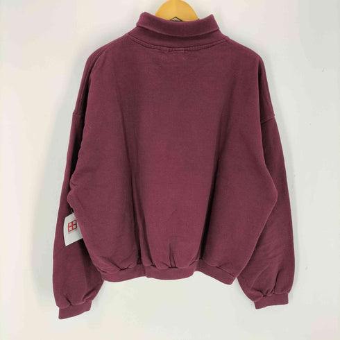 SERPENT FASHION ハイネックVガゼットスウェット メンズ