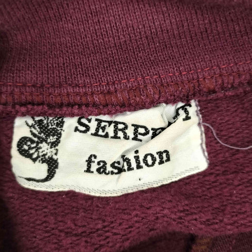 SERPENT FASHION ハイネックVガゼットスウェット メンズ