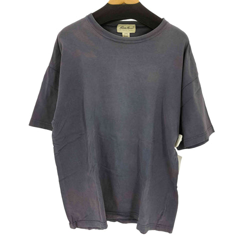 エディーバウアー Eddie Bauer 90S 白タグ クルーネックS/S Tシャツ メンズ import:M