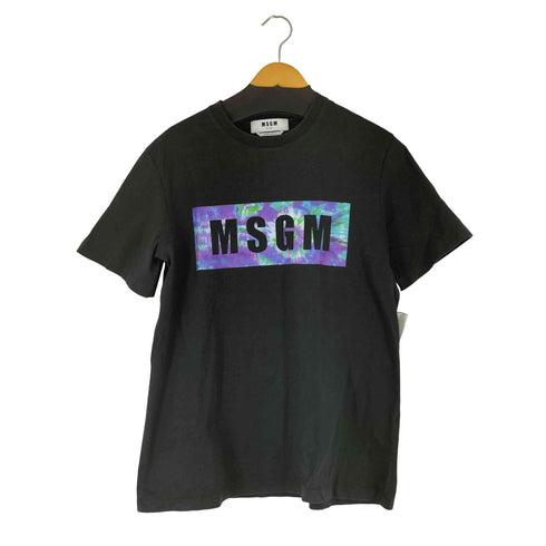 エムエスジーエム MSGM タイダイボックスロゴ S/S Tシャツ メンズ import:S