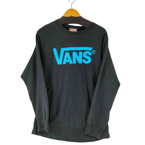 バンズ VANS 00S フロントプリントクルーネックスウェット メンズ JPN:L