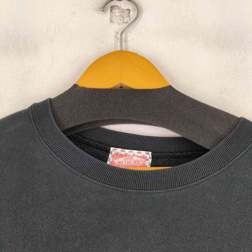 バンズ VANS 00S フロントプリントクルーネックスウェット メンズ JPN:L