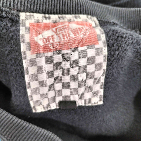 バンズ VANS 00S フロントプリントクルーネックスウェット メンズ JPN:L
