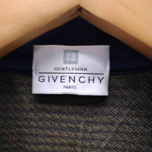 ジバンシィ GIVENCHY MADE IN ITALY イタリア製 OLD ロゴ 刺繍 総柄 S/S ポロ シャツ メンズ import:M