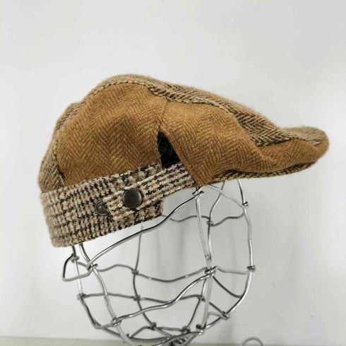 オーバーライド override ツイードチェックハンチング帽 メンズ FREE