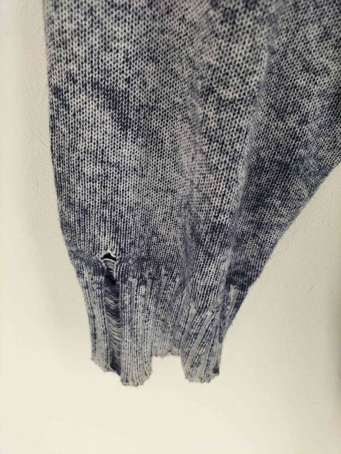 ジーナシス JEANASIS グランジ ダメージ ニット カーディガン レディース FREE