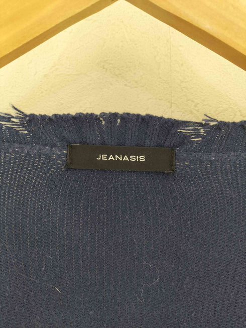 ジーナシス JEANASIS グランジ ダメージ ニット カーディガン レディース FREE