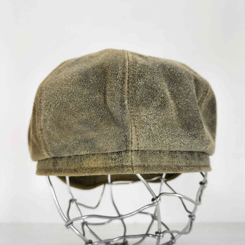 ニューヨークハット NEWYORK HAT&CAP CO. USA製 レザーキャスケット メンズ L