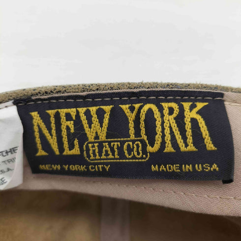 ニューヨークハット NEWYORK HAT&CAP CO. USA製 レザーキャスケット メンズ L
