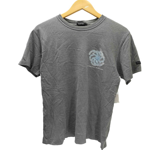 バーバリーブラックレーベル BURBERRY BLACK LABEL S/S 両面 グラフィック プリント Tシャツ メンズ 2