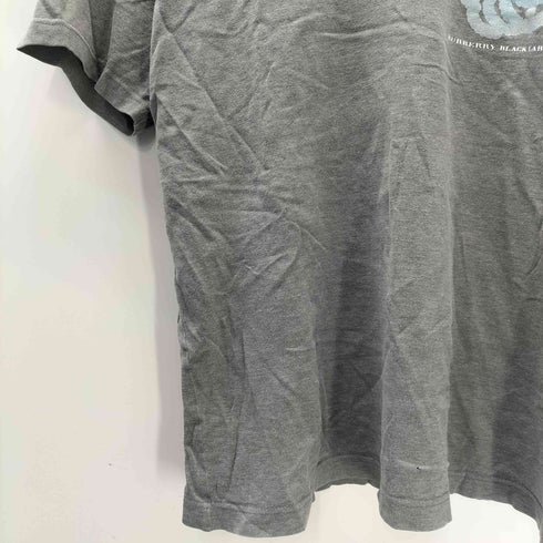 バーバリーブラックレーベル BURBERRY BLACK LABEL S/S 両面 グラフィック プリント Tシャツ メンズ 2