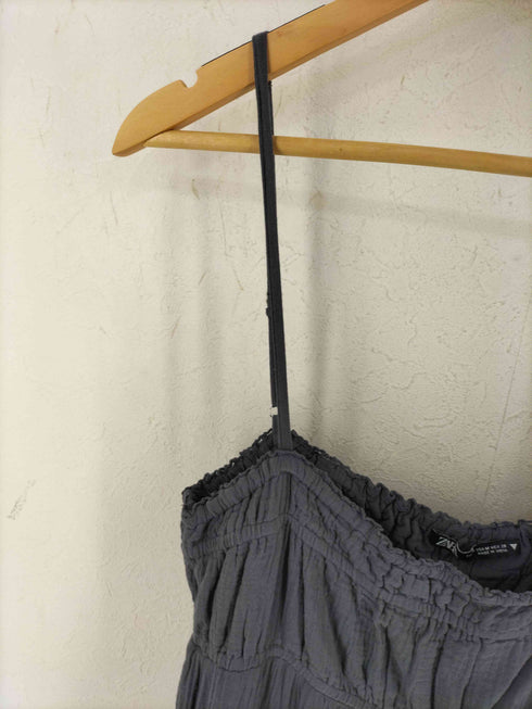 ザラ ZARA コットン キャミワンピース レディース import:M
