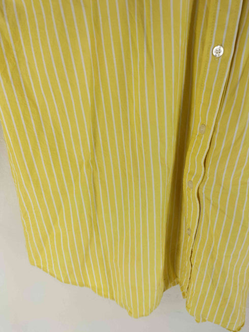 ザラ ZARA ストライプ ワイド シルエット シャツ レディース import:L