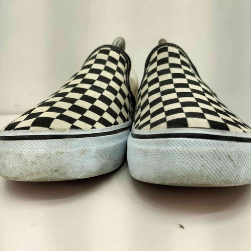 バンズ VANS チェック スリッポン スニーカー メンズ JPN:27.5