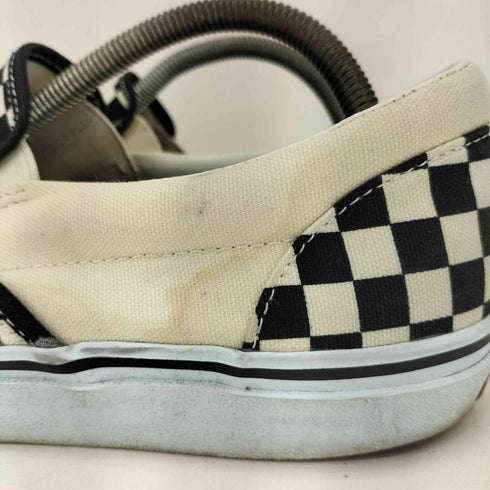 バンズ VANS チェック スリッポン スニーカー メンズ JPN:27.5