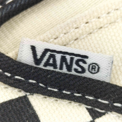 バンズ VANS チェック スリッポン スニーカー メンズ JPN:27.5