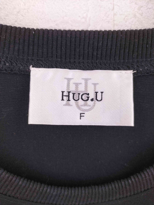 HUG.U パフスリーブ ロングワンピース レディース FREE