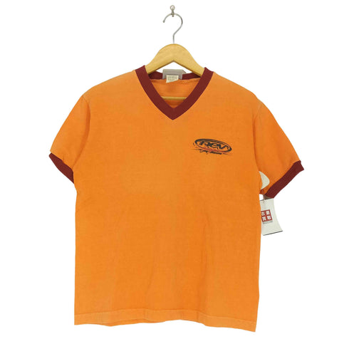 nev USA製 Vネック 両面プリント Tシャツ メンズ import:M