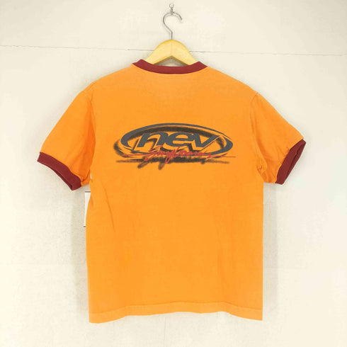 nev USA製 Vネック 両面プリント Tシャツ メンズ import:M