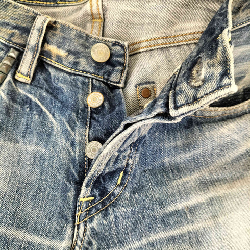 ヒステリックグラマー HYSTERIC GLAMOUR ブーツカット スタッズ デニム パンツ メンズ US:28-29