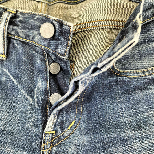 ヒステリックグラマー HYSTERIC GLAMOUR ウォッシュ加工 スタッズ デニム パンツ メンズ US:28-29