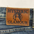 ヒステリックグラマー HYSTERIC GLAMOUR ウォッシュ加工 スタッズ デニム パンツ メンズ US:28-29