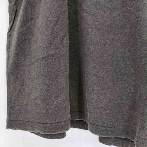 オールドクロウ OLD CROW ワンポイントロゴプリント フェード クラックデザイン クルーネック半袖Tシャツカットソー メンズ L