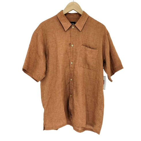 ビームス BEAMS ポリエステル リネン ネオルーズ ミニレギュラー シャツ メンズ JPN:M