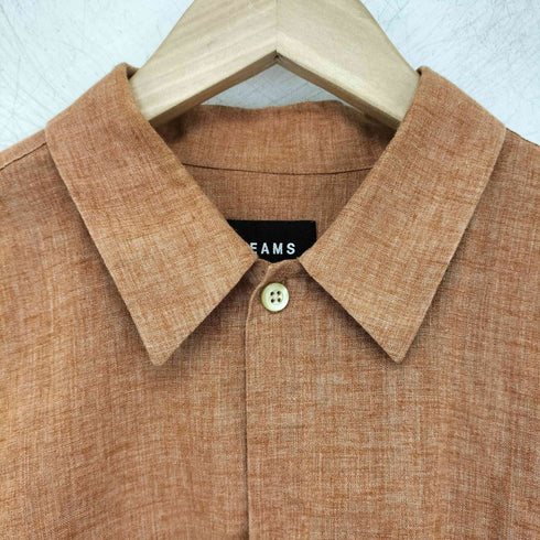 ビームス BEAMS ポリエステル リネン ネオルーズ ミニレギュラー シャツ メンズ JPN:M