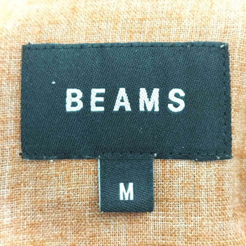 ビームス BEAMS ポリエステル リネン ネオルーズ ミニレギュラー シャツ メンズ JPN:M