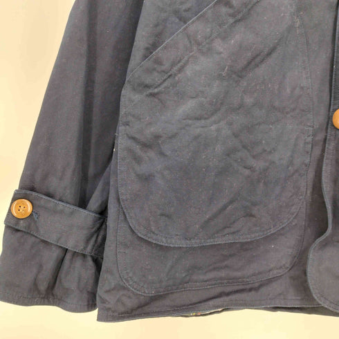 テンプテーション Temptation 裏地チェック 襟コーデュロイ切替 ハンティングジャケット メンズ import:L