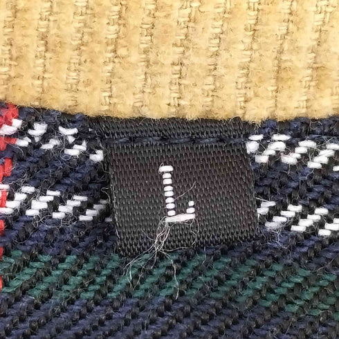 テンプテーション Temptation 裏地チェック 襟コーデュロイ切替 ハンティングジャケット メンズ import:L