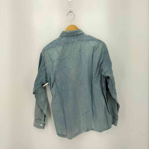 オールドクロウ OLD CROW CROW L/S Work Shirts クロウロングスリーブワークシャツ インディゴ メンズ M