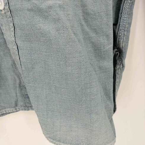 オールドクロウ OLD CROW CROW L/S Work Shirts クロウロングスリーブワークシャツ インディゴ メンズ M