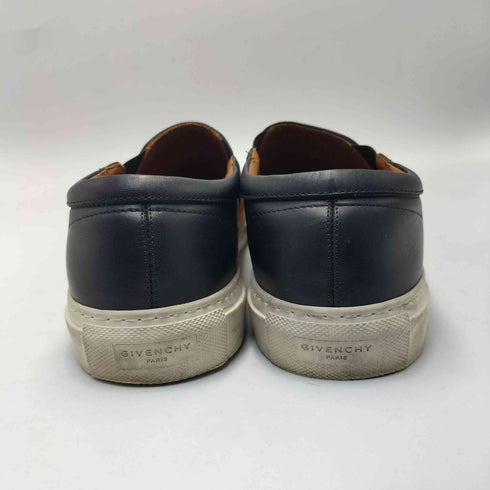 ジバンシィ GIVENCHY イタリア製 クロスストラップ レザー スリッポン メンズ