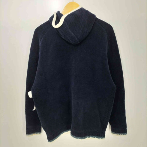 オーシャンパシフィック Ocean Pacific 90s ワンポイント バイカラー ラグラン ジップアップ ニットパーカー メンズ JPN:M