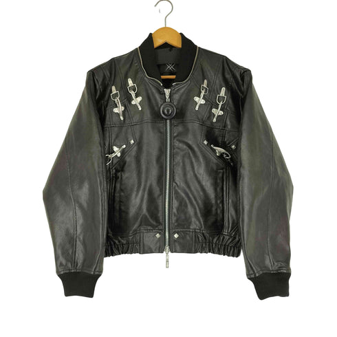TYPE SHADE G2B GRIM 2WAY BOMBER LEATHER JACKET メンズ JPN:M