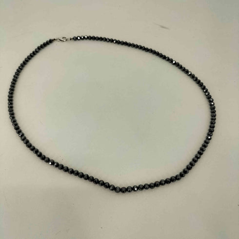ビーズネックレス シルバー刻印 メンズ