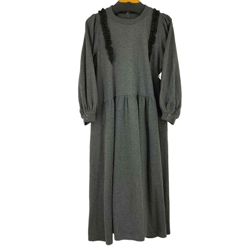 カロリナグレイサー CAROLINA GLASER 異素材フリル ワンピース レディース