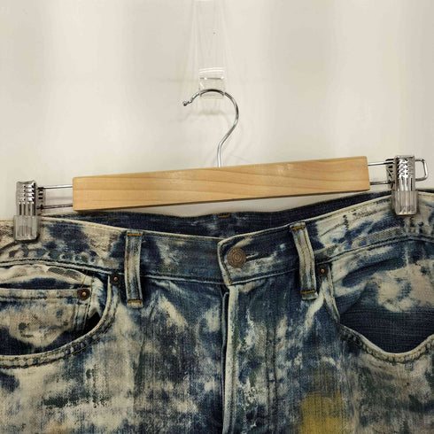 デニムアンドサプライラルフローレン DENIM&SUPPLY RALPH RAUREN Paint Slim Denim Pants ペイント加工 ダメージ デニムパンツ メンズ 32/34