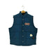 ウィアード WEIRDO FLAME RACING VEST フレーム レーシング アクリルパファー ベスト メンズ XL